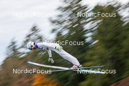 16.10.2022, Hinterzarten, Germany (GER): Nico Zarucchi (SUI) - German Championships Nordic Combined men and women, team HS111/15km men, Hinterzarten (GER). www.nordicfocus.com. © Volk/NordicFocus. Every downloaded picture is fee-liable.