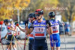 16.10.2022, Hinterzarten, Germany (GER): Julian Schmid (GER) - German Championships Nordic Combined men and women, team HS111/15km men, Hinterzarten (GER). www.nordicfocus.com. © Volk/NordicFocus. Every downloaded picture is fee-liable.