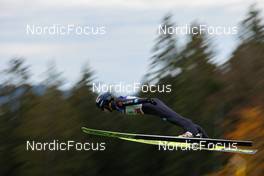 16.10.2022, Hinterzarten, Germany (GER): Christian Frank (GER) - German Championships Nordic Combined men and women, team HS111/15km men, Hinterzarten (GER). www.nordicfocus.com. © Volk/NordicFocus. Every downloaded picture is fee-liable.