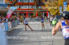 16.10.2022, Hinterzarten, Germany (GER): Cindy Haasch (GER), Jenny Nowak (GER), (l-r)  - German Championships Nordic Combined men and women, team HS111/7.5km women, Hinterzarten (GER). www.nordicfocus.com. © Volk/NordicFocus. Every downloaded picture is fee-liable.