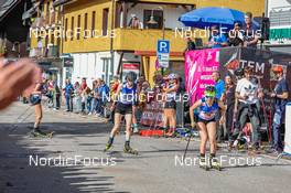16.10.2022, Hinterzarten, Germany (GER): Thea Haeckel (GER), Ronja Loh (GER), (l-r)  - German Championships Nordic Combined men and women, team HS111/7.5km women, Hinterzarten (GER). www.nordicfocus.com. © Volk/NordicFocus. Every downloaded picture is fee-liable.