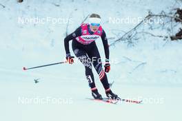 08.01.2022, Val di Fiemme, Italy (ITA): Alexa Brabec (USA) - FIS world cup nordic combined women, mass start 5km/HS106, Val di Fiemme (ITA). www.nordicfocus.com. © Volk/NordicFocus. Every downloaded picture is fee-liable.