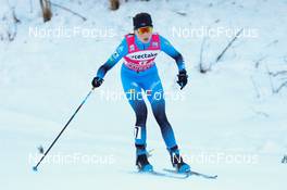08.01.2022, Val di Fiemme, Italy (ITA): Lena Brocard (FRA) - FIS world cup nordic combined women, mass start 5km/HS106, Val di Fiemme (ITA). www.nordicfocus.com. © Volk/NordicFocus. Every downloaded picture is fee-liable.