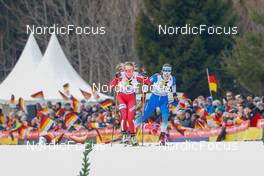 12.03.2022, Schonach, Germany (GER): Ida Marie Hagen (NOR), Ema Volavsek (SLO), (l-r)  - FIS world cup nordic combined women, individual gundersen HS100/5km, Schonach (GER). www.nordicfocus.com. © Volk/NordicFocus. Every downloaded picture is fee-liable.