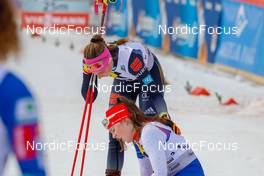 12.03.2022, Schonach, Germany (GER): Nathalie Armbruster (GER), Tereza Koldovska (CZE), (l-r)  - FIS world cup nordic combined women, individual gundersen HS100/5km, Schonach (GER). www.nordicfocus.com. © Volk/NordicFocus. Every downloaded picture is fee-liable.