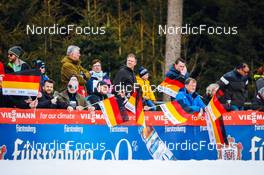 12.03.2022, Schonach, Germany (GER): Fans  - FIS world cup nordic combined women, individual gundersen HS100/5km, Schonach (GER). www.nordicfocus.com. © Volk/NordicFocus. Every downloaded picture is fee-liable.