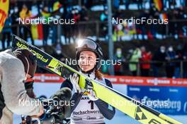 13.03.2022, Schonach, Germany (GER): Burger Magdalena (GER) - FIS world cup nordic combined women, individual gundersen HS100/5km, Schonach (GER). www.nordicfocus.com. © Volk/NordicFocus. Every downloaded picture is fee-liable.