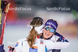 02.12.2022, Lillehammer, Norway (NOR): Gyda Westvold Hansen (NOR), Annika Sieff (ITA), (l-r)  - FIS world cup nordic combined women, individual gundersen HS100/5km, Lillehammer (NOR). www.nordicfocus.com. © Thibaut/NordicFocus. Every downloaded picture is fee-liable.