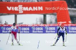 02.12.2022, Lillehammer, Norway (NOR): Yuna Kasai (JPN), Jenny Nowak (GER), (l-r)  - FIS world cup nordic combined women, individual gundersen HS100/5km, Lillehammer (NOR). www.nordicfocus.com. © Thibaut/NordicFocus. Every downloaded picture is fee-liable.