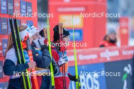 03.12.2022, Lillehammer, Norway (NOR): Lisa Hirner (AUT), (l-r) - FIS world cup nordic combined women, individual gundersen HS100/5km, Lillehammer (NOR). www.nordicfocus.com. © Modica/NordicFocus. Every downloaded picture is fee-liable.