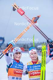 03.12.2022, Lillehammer, Norway (NOR): Ida Marie Hagen (NOR), Gyda Westvold Hansen (NOR), (l-r)  - FIS world cup nordic combined women, individual gundersen HS100/5km, Lillehammer (NOR). www.nordicfocus.com. © Modica/NordicFocus. Every downloaded picture is fee-liable.