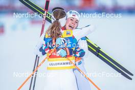 03.12.2022, Lillehammer, Norway (NOR): Gyda Westvold Hansen (NOR), Ida Marie Hagen (NOR), (l-r)  - FIS world cup nordic combined women, individual gundersen HS100/5km, Lillehammer (NOR). www.nordicfocus.com. © Modica/NordicFocus. Every downloaded picture is fee-liable.