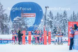 03.12.2022, Lillehammer, Norway (NOR): Lisa Hirner (AUT), Annika Sieff (ITA), Gyda Westvold Hansen (NOR), (l-r)  - FIS world cup nordic combined women, individual gundersen HS100/5km, Lillehammer (NOR). www.nordicfocus.com. © Modica/NordicFocus. Every downloaded picture is fee-liable.