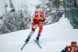 16.12.2022, Ramsau, Austria (AUT): Annalena Slamik (AUT) - FIS world cup nordic combined women, individual gundersen HS97/5km, Ramsau (AUT). www.nordicfocus.com. © Volk/NordicFocus. Every downloaded picture is fee-liable.