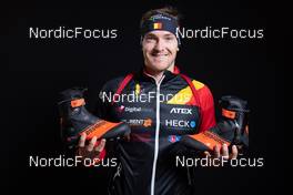 28.11.2022, Kontiolahti, Finland (FIN): Fabien Claude (FRA) - IBU World Cup Biathlon, photoshooting, Kontiolahti (FIN). www.nordicfocus.com. © Manzoni/NordicFocus. Every downloaded picture is fee-liable.