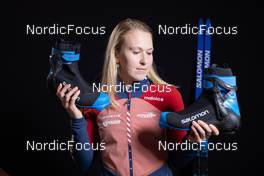 02.12.2022, Kontiolahti, Finland (FIN): Kelsey Joan Dickinson (USA) - IBU World Cup Biathlon, photoshooting, Kontiolahti (FIN). www.nordicfocus.com. © Manzoni/NordicFocus. Every downloaded picture is fee-liable.