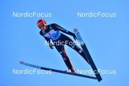 01.01.2022, Garmisch, Germany (GER): David Siegel (GER) - FIS world cup ski jumping men, four hills tournament, individual HS142, Garmisch (GER). www.nordicfocus.com. © Reichert/NordicFocus. Every downloaded picture is fee-liable.