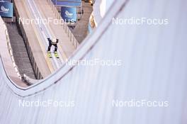 01.01.2022, Garmisch, Germany (GER): Felix Hoffmann (GER) - FIS world cup ski jumping men, four hills tournament, individual HS142, Garmisch (GER). www.nordicfocus.com. © Reichert/NordicFocus. Every downloaded picture is fee-liable.