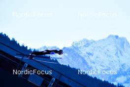 01.01.2022, Garmisch, Germany (GER): Marius Lindvik (NOR) - FIS world cup ski jumping men, four hills tournament, individual HS142, Garmisch (GER). www.nordicfocus.com. © Reichert/NordicFocus. Every downloaded picture is fee-liable.