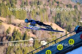 01.01.2022, Garmisch, Germany (GER): Pawel Wasek (POL) - FIS world cup ski jumping men, four hills tournament, individual HS142, Garmisch (GER). www.nordicfocus.com. © Reichert/NordicFocus. Every downloaded picture is fee-liable.
