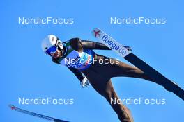 01.01.2022, Garmisch, Germany (GER): Sabirzhan Muminov (KAZ) - FIS world cup ski jumping men, four hills tournament, individual HS142, Garmisch (GER). www.nordicfocus.com. © Reichert/NordicFocus. Every downloaded picture is fee-liable.