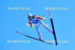 01.01.2022, Garmisch, Germany (GER): Kevin Maltsev (EST) - FIS world cup ski jumping men, four hills tournament, individual HS142, Garmisch (GER). www.nordicfocus.com. © Reichert/NordicFocus. Every downloaded picture is fee-liable.