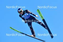 01.01.2022, Garmisch, Germany (GER): Andreas Wellinger (GER) - FIS world cup ski jumping men, four hills tournament, individual HS142, Garmisch (GER). www.nordicfocus.com. © Reichert/NordicFocus. Every downloaded picture is fee-liable.