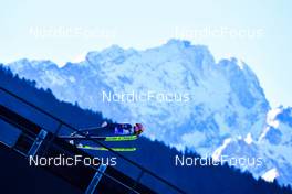 01.01.2022, Garmisch, Germany (GER): Stefan Kraft (AUT) - FIS world cup ski jumping men, four hills tournament, individual HS142, Garmisch (GER). www.nordicfocus.com. © Reichert/NordicFocus. Every downloaded picture is fee-liable.