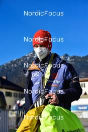 01.01.2022, Garmisch, Germany (GER): Stephan Leyhe (GER) - FIS world cup ski jumping men, four hills tournament, individual HS142, Garmisch (GER). www.nordicfocus.com. © Reichert/NordicFocus. Every downloaded picture is fee-liable.