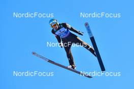 01.01.2022, Garmisch, Germany (GER): Timi Zajc (SLO) - FIS world cup ski jumping men, four hills tournament, individual HS142, Garmisch (GER). www.nordicfocus.com. © Reichert/NordicFocus. Every downloaded picture is fee-liable.