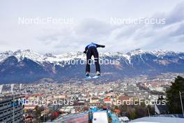 04.01.2022, Innsbruck, Austria (AUT): Mackenzie Boyd-Clowes (CAN) - FIS world cup ski jumping men, four hills tournament, individual HS130, Innsbruck (AUT). www.nordicfocus.com. © Reichert/NordicFocus. Every downloaded picture is fee-liable.