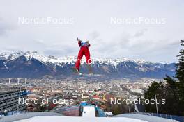 04.01.2022, Innsbruck, Austria (AUT): Daniel Huber (AUT) - FIS world cup ski jumping men, four hills tournament, individual HS130, Innsbruck (AUT). www.nordicfocus.com. © Reichert/NordicFocus. Every downloaded picture is fee-liable.