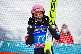 04.01.2022, Innsbruck, Austria (AUT): Karl Geiger (GER) - FIS world cup ski jumping men, four hills tournament, individual HS130, Innsbruck (AUT). www.nordicfocus.com. © Reichert/NordicFocus. Every downloaded picture is fee-liable.