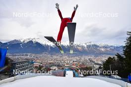 04.01.2022, Innsbruck, Austria (AUT): Philipp Aschenwald (AUT) - FIS world cup ski jumping men, four hills tournament, individual HS130, Innsbruck (AUT). www.nordicfocus.com. © Reichert/NordicFocus. Every downloaded picture is fee-liable.