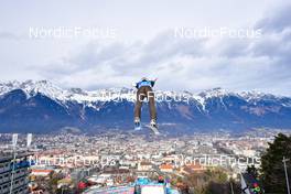 04.01.2022, Innsbruck, Austria (AUT): Muhammet Irfan Cintimar (TUR) - FIS world cup ski jumping men, four hills tournament, individual HS130, Innsbruck (AUT). www.nordicfocus.com. © Reichert/NordicFocus. Every downloaded picture is fee-liable.