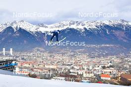 04.01.2022, Innsbruck, Austria (AUT): Viktor Polasek (CZE) - FIS world cup ski jumping men, four hills tournament, individual HS130, Innsbruck (AUT). www.nordicfocus.com. © Reichert/NordicFocus. Every downloaded picture is fee-liable.