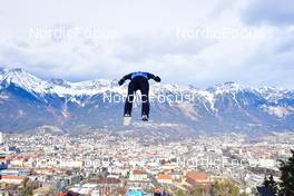 04.01.2022, Innsbruck, Austria (AUT): Kevin Bickner (USA) - FIS world cup ski jumping men, four hills tournament, individual HS130, Innsbruck (AUT). www.nordicfocus.com. © Reichert/NordicFocus. Every downloaded picture is fee-liable.