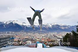 04.01.2022, Innsbruck, Austria (AUT): Manuel Fettner (AUT) - FIS world cup ski jumping men, four hills tournament, individual HS130, Innsbruck (AUT). www.nordicfocus.com. © Reichert/NordicFocus. Every downloaded picture is fee-liable.