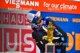 04.01.2022, Innsbruck, Austria (AUT): Andreas Wellinger (GER) - FIS world cup ski jumping men, four hills tournament, individual HS130, Innsbruck (AUT). www.nordicfocus.com. © Reichert/NordicFocus. Every downloaded picture is fee-liable.