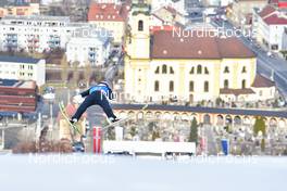 04.01.2022, Innsbruck, Austria (AUT): Daniel Huber (AUT) - FIS world cup ski jumping men, four hills tournament, individual HS130, Innsbruck (AUT). www.nordicfocus.com. © Reichert/NordicFocus. Every downloaded picture is fee-liable.