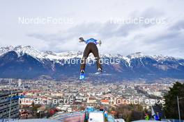 04.01.2022, Innsbruck, Austria (AUT): Ziga Jelar (SLO) - FIS world cup ski jumping men, four hills tournament, individual HS130, Innsbruck (AUT). www.nordicfocus.com. © Reichert/NordicFocus. Every downloaded picture is fee-liable.