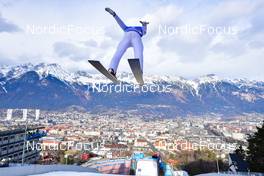 04.01.2022, Innsbruck, Austria (AUT): Stefan Rainer (AUT) - FIS world cup ski jumping men, four hills tournament, individual HS130, Innsbruck (AUT). www.nordicfocus.com. © Reichert/NordicFocus. Every downloaded picture is fee-liable.