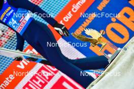 04.01.2022, Innsbruck, Austria (AUT): Daniel Andrei Cacina (ROU) - FIS world cup ski jumping men, four hills tournament, individual HS130, Innsbruck (AUT). www.nordicfocus.com. © Reichert/NordicFocus. Every downloaded picture is fee-liable.
