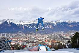 04.01.2022, Innsbruck, Austria (AUT): Vladimir Zografski (BUL) - FIS world cup ski jumping men, four hills tournament, individual HS130, Innsbruck (AUT). www.nordicfocus.com. © Reichert/NordicFocus. Every downloaded picture is fee-liable.