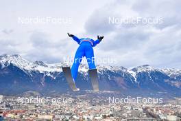 04.01.2022, Innsbruck, Austria (AUT): Antti Aalto (FIN) - FIS world cup ski jumping men, four hills tournament, individual HS130, Innsbruck (AUT). www.nordicfocus.com. © Reichert/NordicFocus. Every downloaded picture is fee-liable.