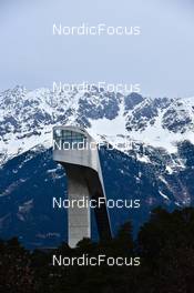 04.01.2022, Innsbruck, Austria (AUT): feature: Bergisel Jumping Hill  - FIS world cup ski jumping men, four hills tournament, individual HS130, Innsbruck (AUT). www.nordicfocus.com. © Reichert/NordicFocus. Every downloaded picture is fee-liable.