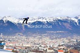 04.01.2022, Innsbruck, Austria (AUT): Ulrich Wohlgenannt (AUT) - FIS world cup ski jumping men, four hills tournament, individual HS130, Innsbruck (AUT). www.nordicfocus.com. © Reichert/NordicFocus. Every downloaded picture is fee-liable.