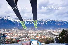 04.01.2022, Innsbruck, Austria (AUT): industry feature: Fischer Ski - FIS world cup ski jumping men, four hills tournament, individual HS130, Innsbruck (AUT). www.nordicfocus.com. © Reichert/NordicFocus. Every downloaded picture is fee-liable.