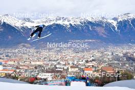 04.01.2022, Innsbruck, Austria (AUT): Zak Mogel (SLO) - FIS world cup ski jumping men, four hills tournament, individual HS130, Innsbruck (AUT). www.nordicfocus.com. © Reichert/NordicFocus. Every downloaded picture is fee-liable.