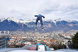 04.01.2022, Innsbruck, Austria (AUT): Jakub Wolny (POL) - FIS world cup ski jumping men, four hills tournament, individual HS130, Innsbruck (AUT). www.nordicfocus.com. © Reichert/NordicFocus. Every downloaded picture is fee-liable.